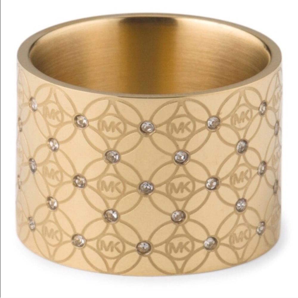 MK Heritage Logo ring 💯 authentic